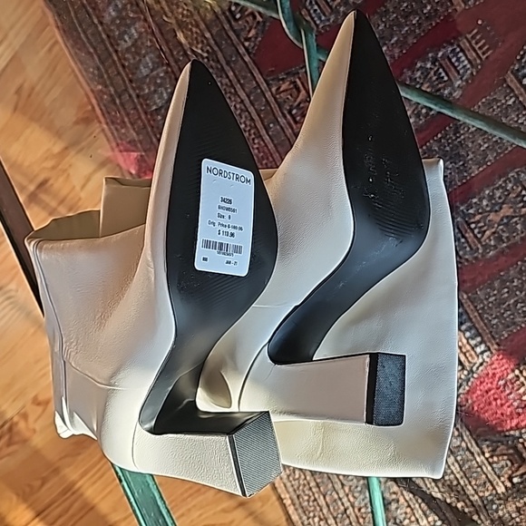 Cream Tall Boots - Picture 5 of 8